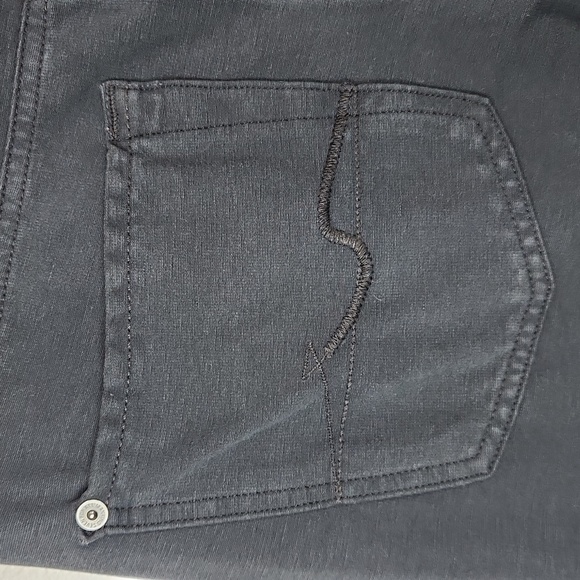 7 For All Mankind Gwenevere Stretch Grey Jeggings/Skinny Pants, Size 27 ~ GUC - Picture 8 of 13